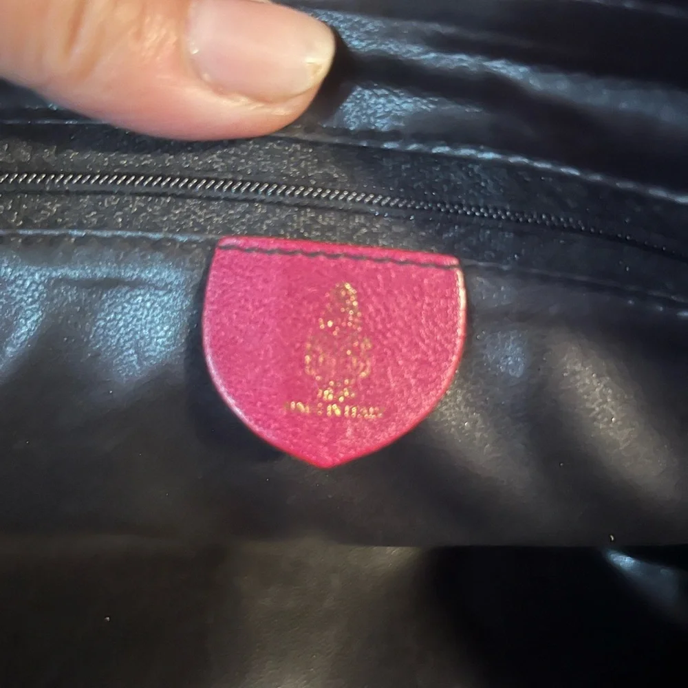 Vintage Mark Cross Pink Leather Crossbody Bag - Picture 8 of 9